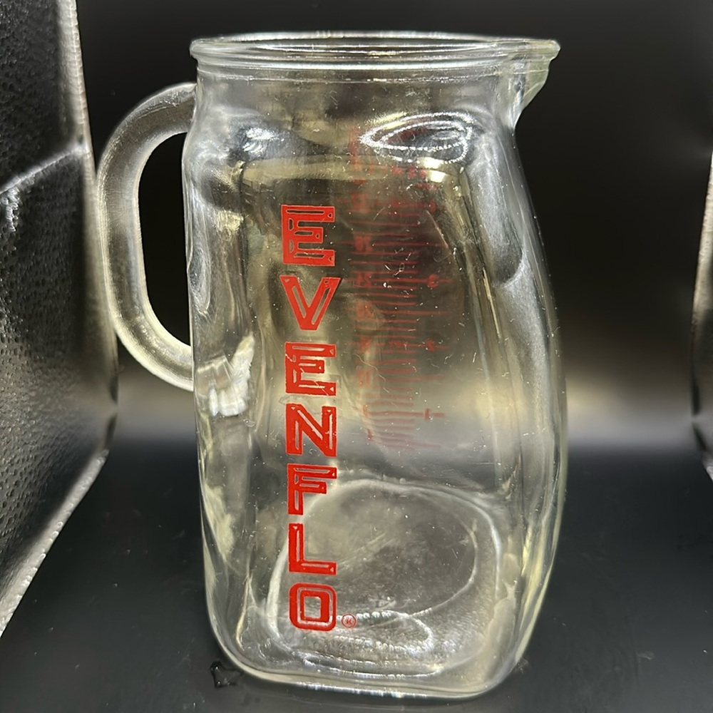 Vintage 1950s EVENFLO Glass Measuring Pitcher